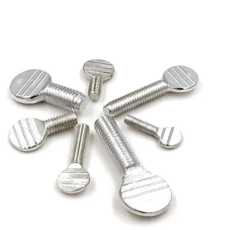 Wholesale M5 M6 M8 racket bolt Carbon steel galvanized stainless steel butterfly screw