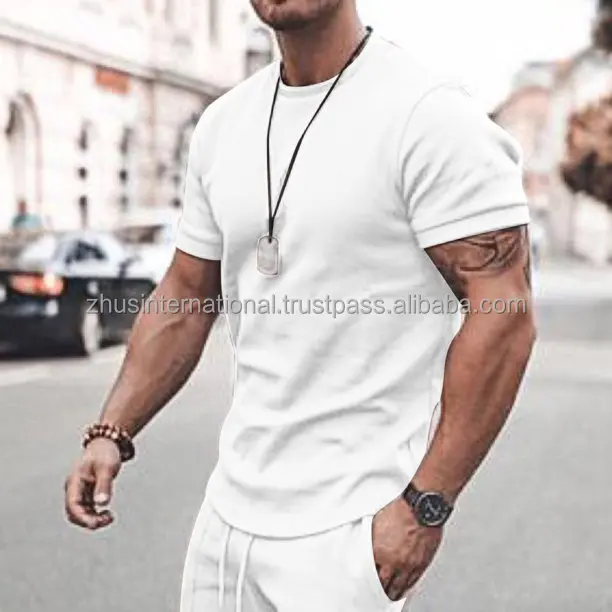 Wholesale Custom 2 Piece Sets Mens T Shirt And Short Set Mens Joggers Streetwear Mens Casual Summer Short Pant Set