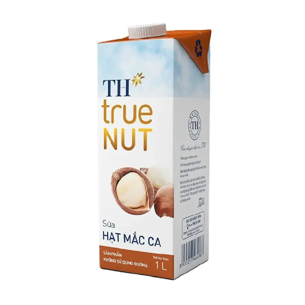 Hot Sale Macadamia Milk TH true NUT 1L Blended Dairy Products Drink Sterilized Flavored Nut With 9 Months Shelf