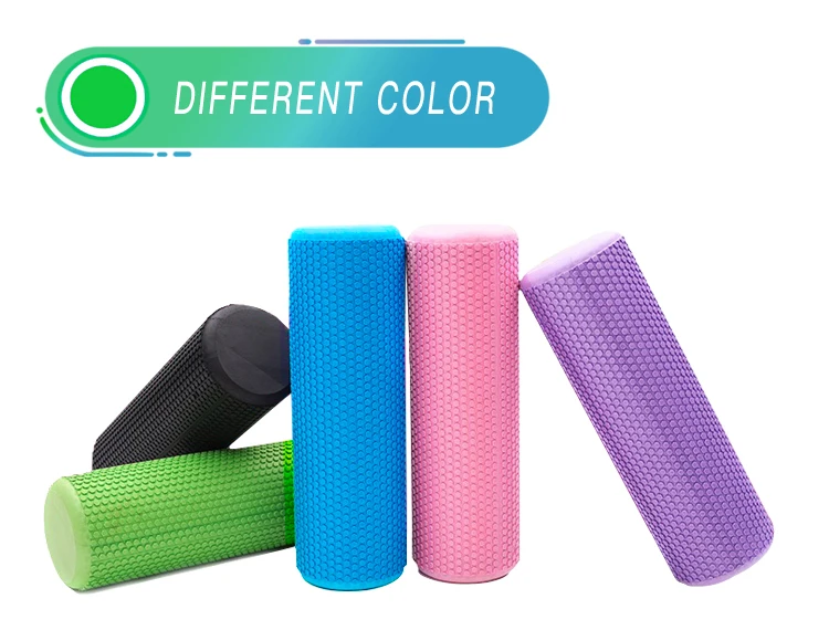 Travel-Size High-Density Foam Roller with Exercise Guide Two-in-One Grid Foam Roller Set Combo for Release and Yoga