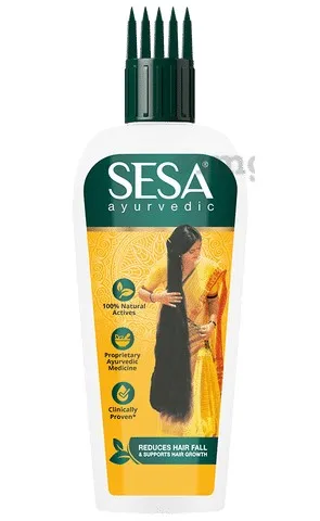 Sesa Ayurvedic Oil With 18 Rare Herbs And 5 Nourishing Oil 200 Ml For Long Strong Soft Hair For Girls And Women