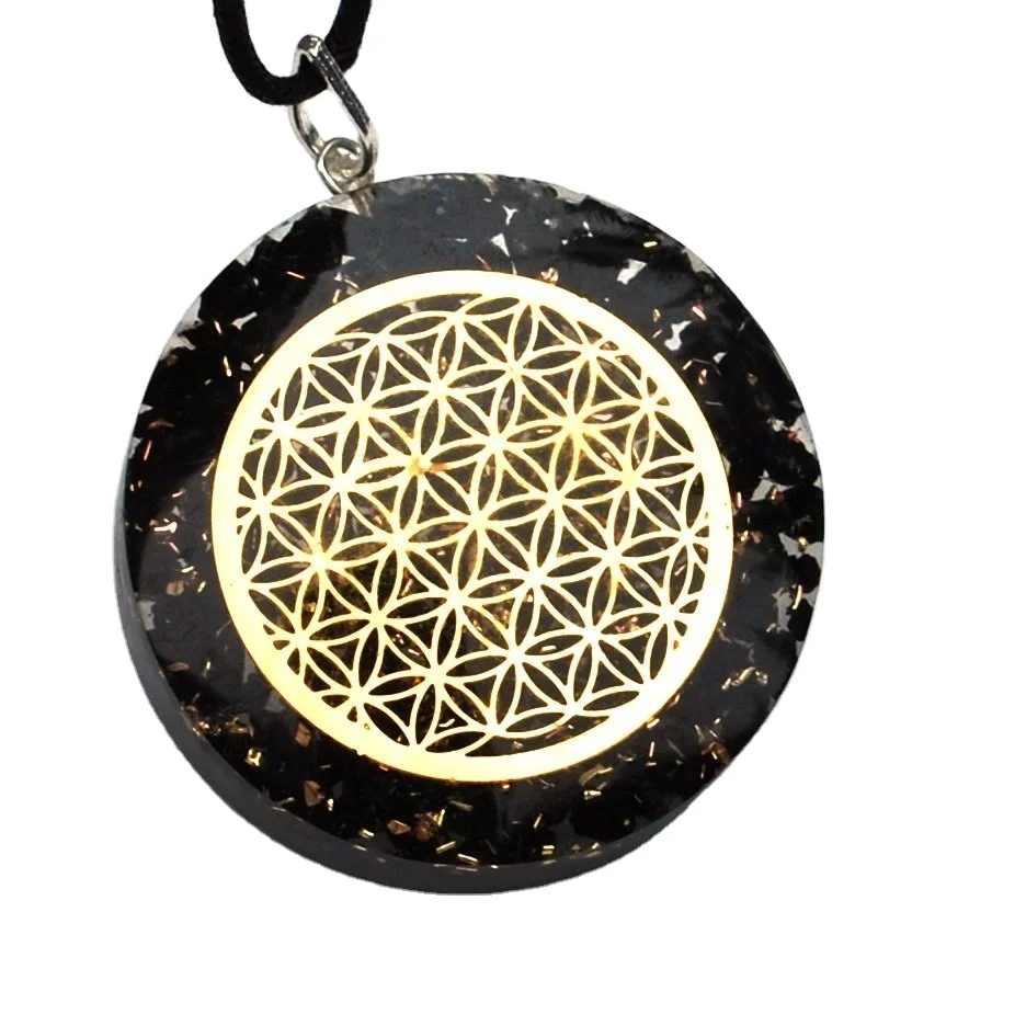 metatron cube Pendant Wholesale Orgone Pendants Black Tourmaline Orgone Wholesale Orgonite Charm Pendants