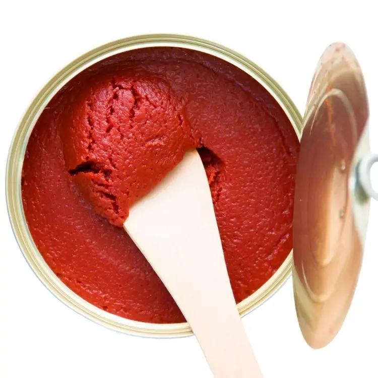 High-Quality Triple Concentrate Tomato Paste (36-38 Brix) for Rich and Flavorful Sauces OEM Brand Wholesale Bulk Tomato Sauce