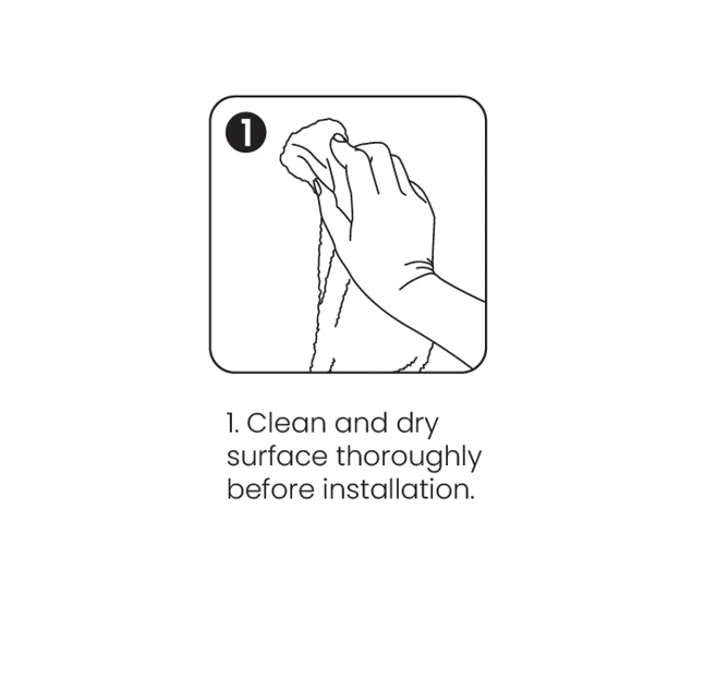 Luna SEC wall mounted adhesive tape shower caddy shelf black bathroom accessories