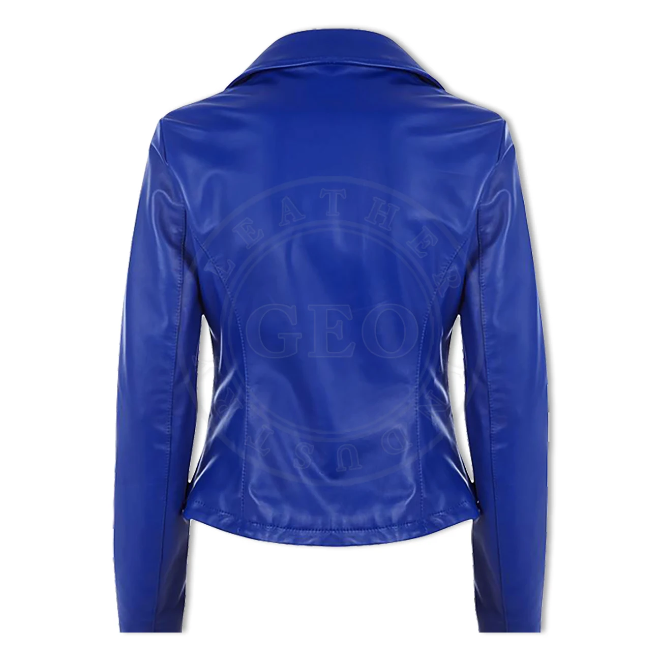 White Color Ladies Winter Fashion Leather Jackets