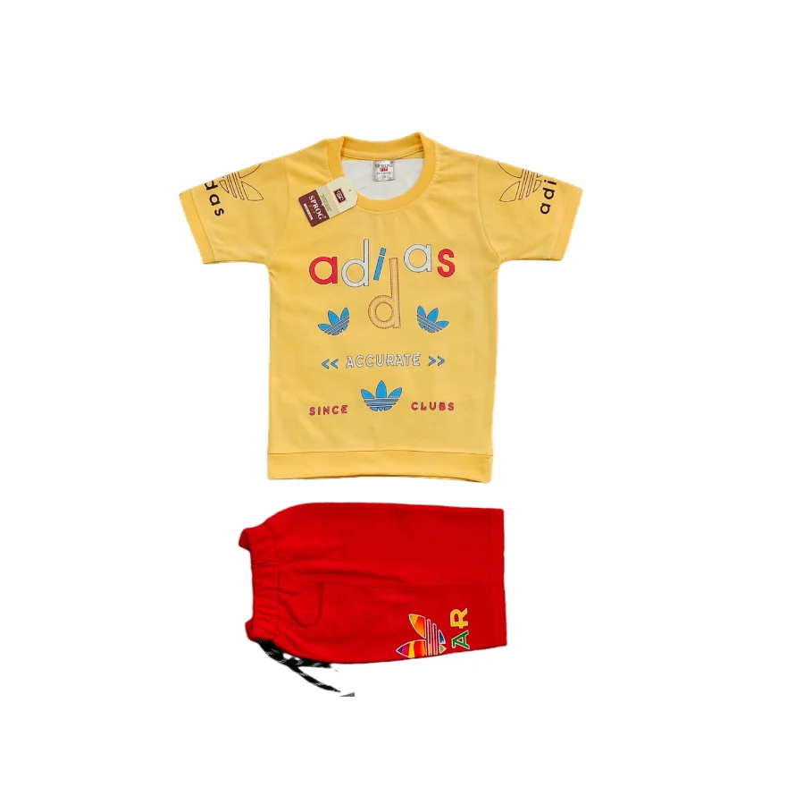 Wholesale Adorable Printed Design Kids Summer Clothing Set for Gifting Purpose Use for Sale