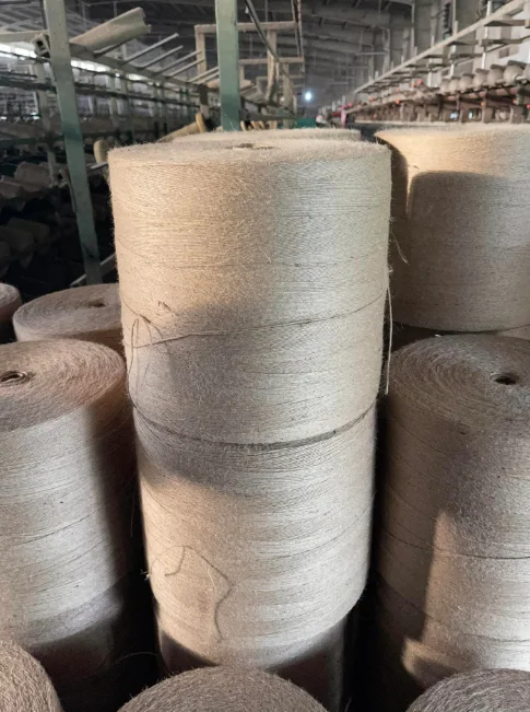 Factory Direct Manufacturer Natural Raw Jute Yarn Standard Quality Customize Eco-friendly Wholesale 100% Nature Jute Yarn