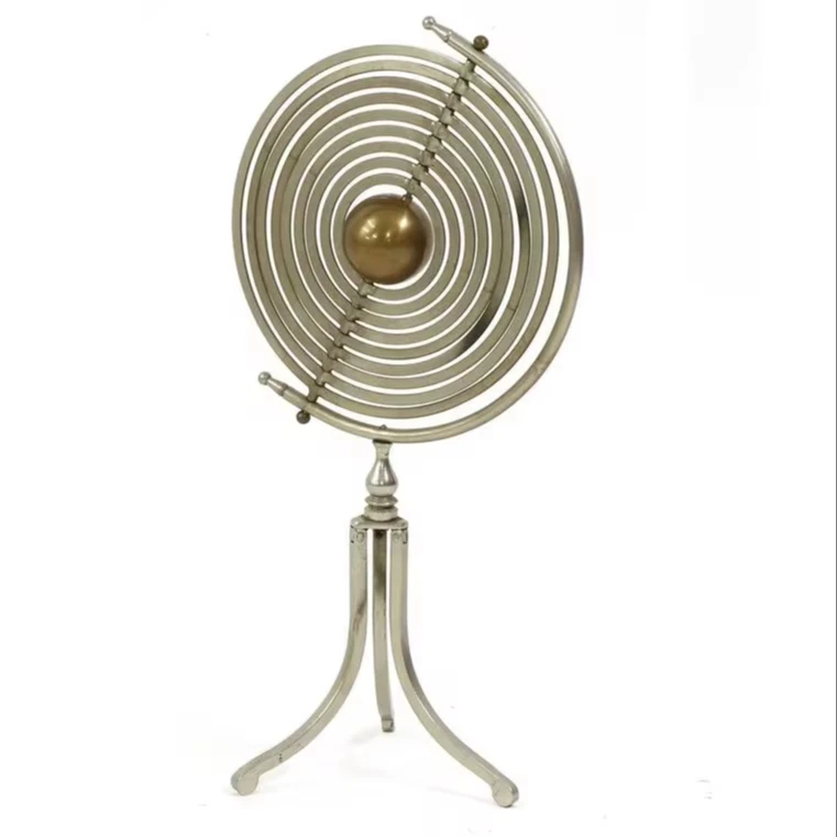Armillary Sphere Globe With A Tripod Base An Antique Masterpiece Of Art For Enhance Your Home Atmosphere With Ancient Time Feel