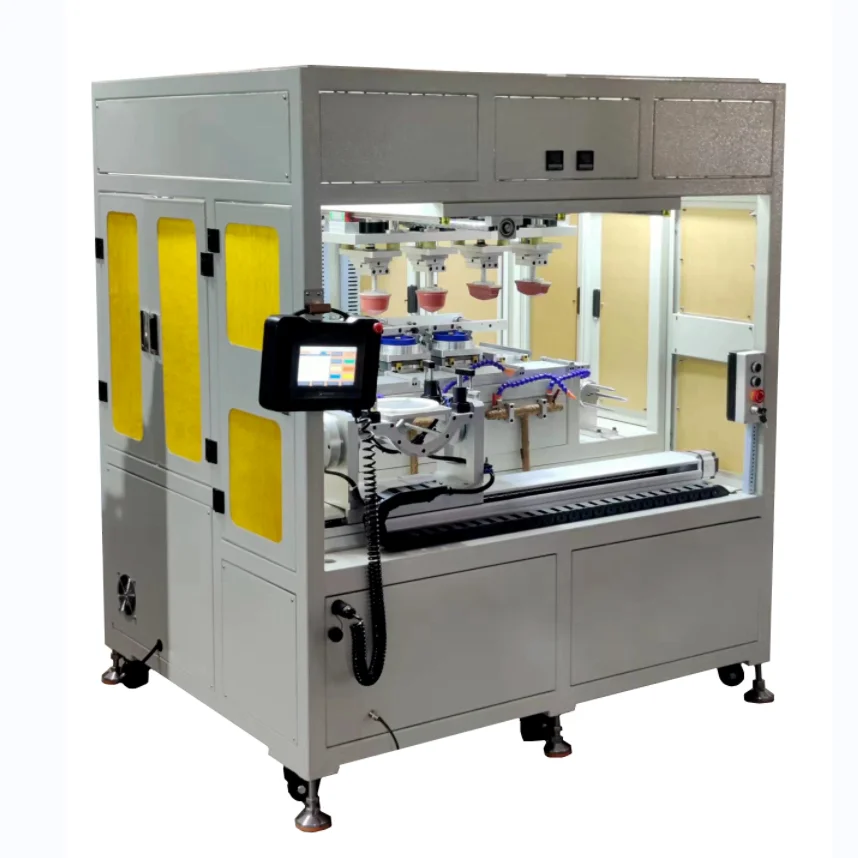 Customized 4 colors pad printing machine Automatic High Precision plastic filters Pad printer