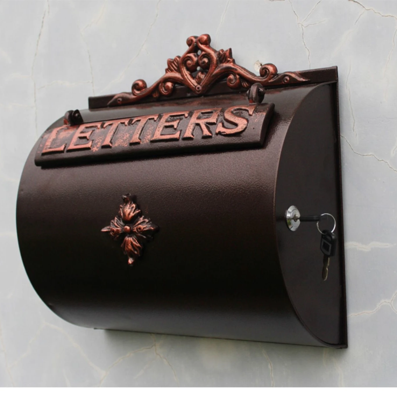 Wall mounted newspaper box Aluminum mailbox book old post office mailboxes for sale