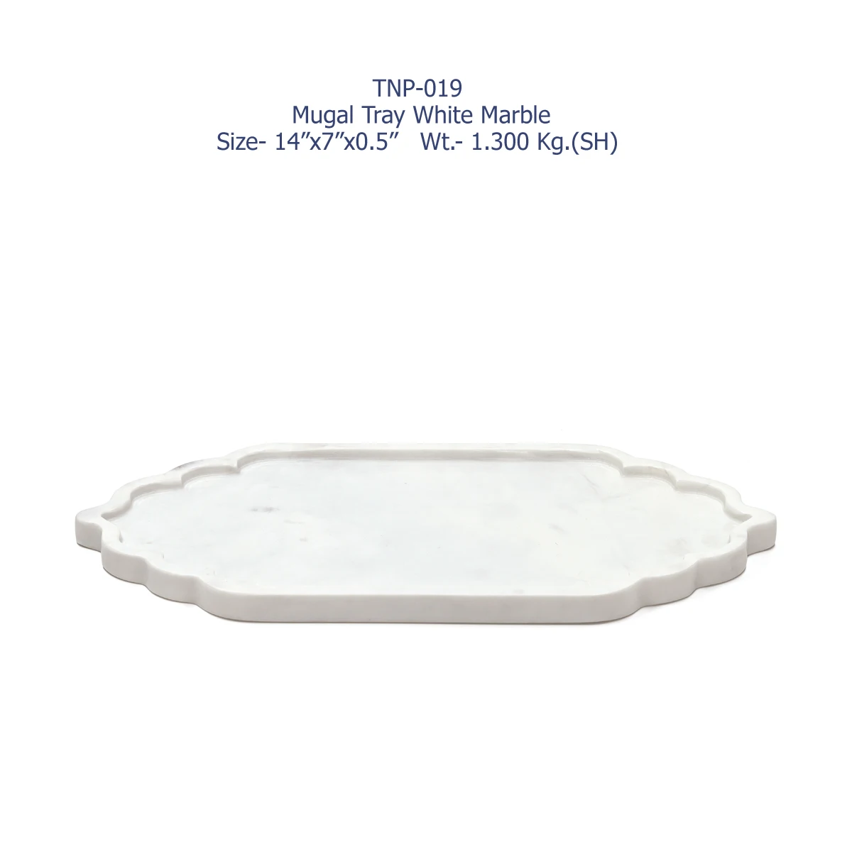 2024 Hot Selling High Quality White Marble Mugal Serving Tray Increases Beauty of Your Dining Table Available in Bulk Quantity