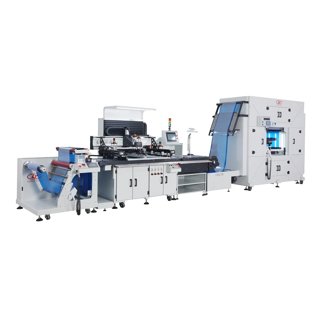 Roll to Roll Automatic Silk Screen Printing Machine for Safety Signs
