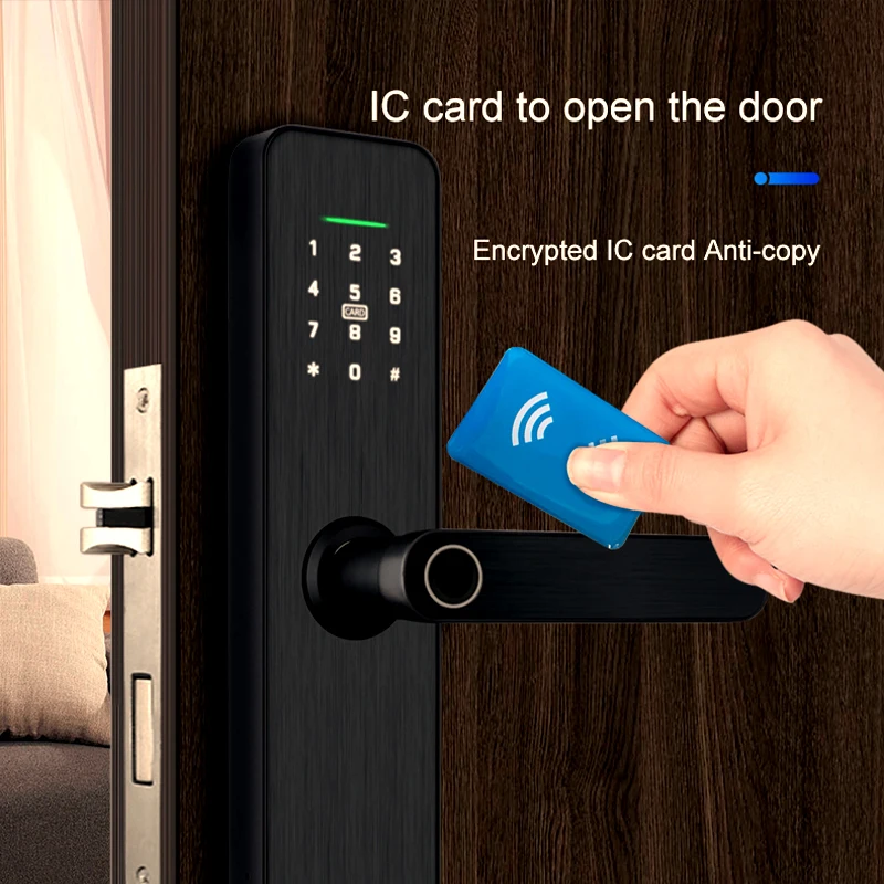 X6 fingerprint lock Keyless Digital Biometric serrure intelligent Front Door Lock Smart Cerradura Inteligente Gate Lock