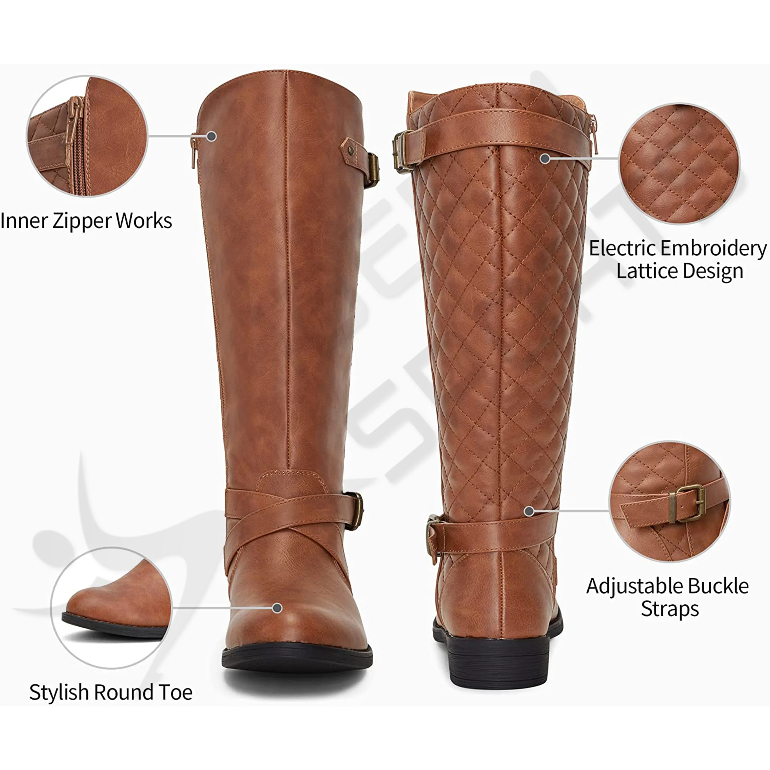IBERIA Custom Wholesale Premium Hi Quality Professional Horse Riding Shoes For Girls Durable and comfortable