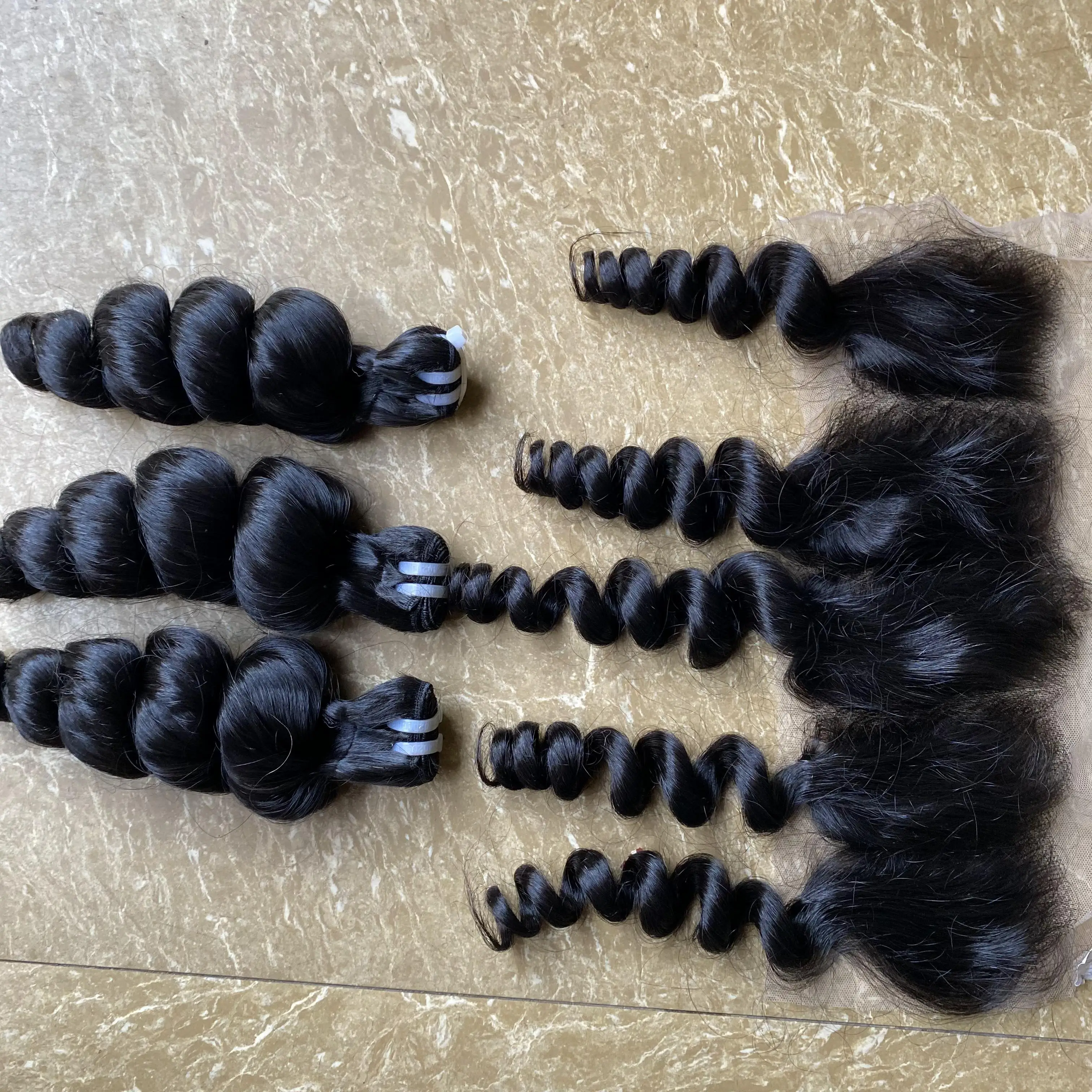Wholesale Human Hair Double Drawn Virgin Loose Wave Vietnam vietnamese raw hair
