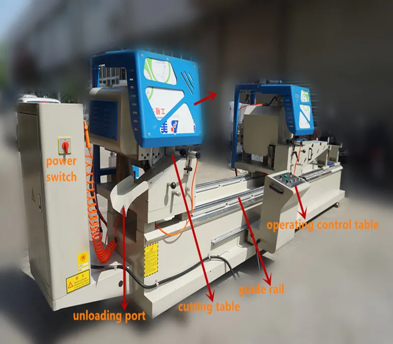 Factory Supply Window Door Double Aluminum Mitre Saw For Aluminium Sawing