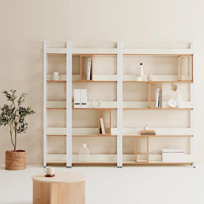 Multi-function bookcase Quality wood toy shelf layer Sturdy Open Display cabinet industrial Shelves display shelf