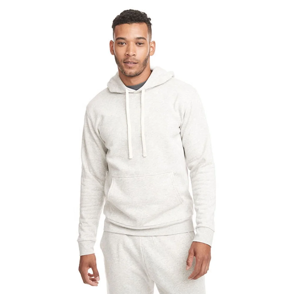 9302 Next Level Apparel Unisex Malibu Pullover Oatmeal color Hooded Sweatshirt  Logo Brand Logo Wholesale Custom