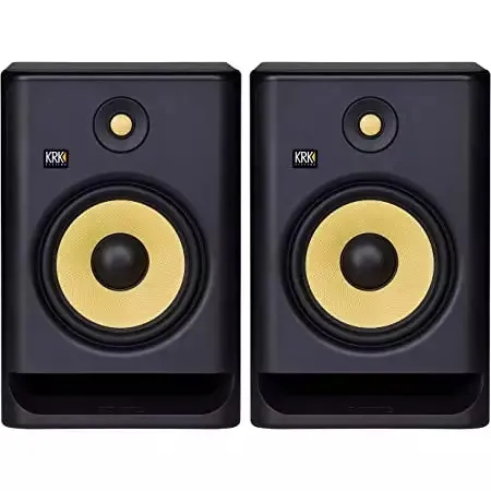 New KRK ROKIT 8 G4 8' 2 Way Active Studio Monitor Kit (Pair, Black) Speaker Ready to Ship