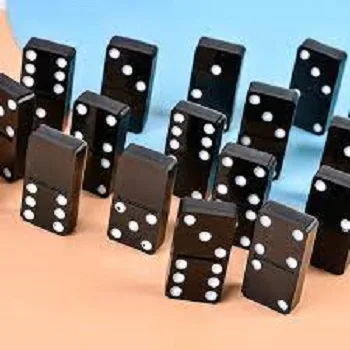 Wholesale acrylic plastic resin melamine color double custom domino