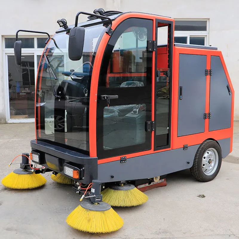 Mini street road outdoor cleaning machine Sweeper Cleaning Truck