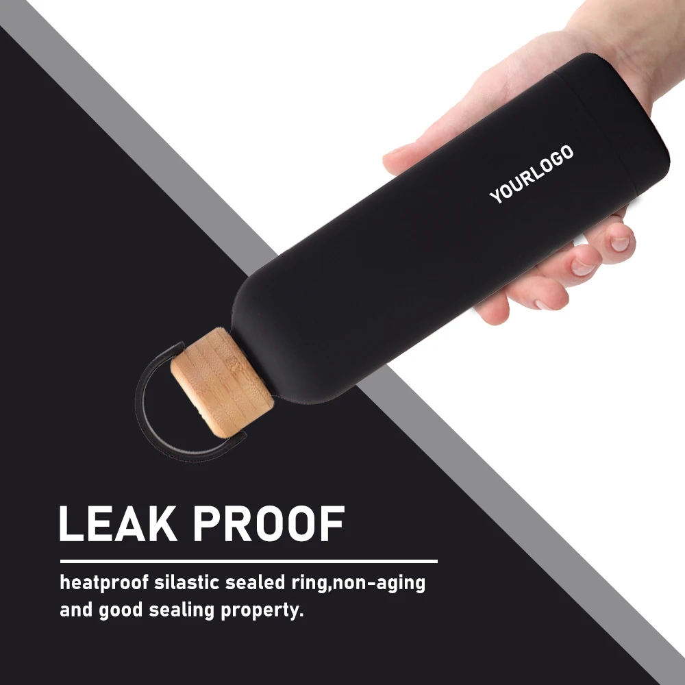 custom aluminium spray logo printing 750ml portable drinking stainless steel hot water bottle water bottles with logo