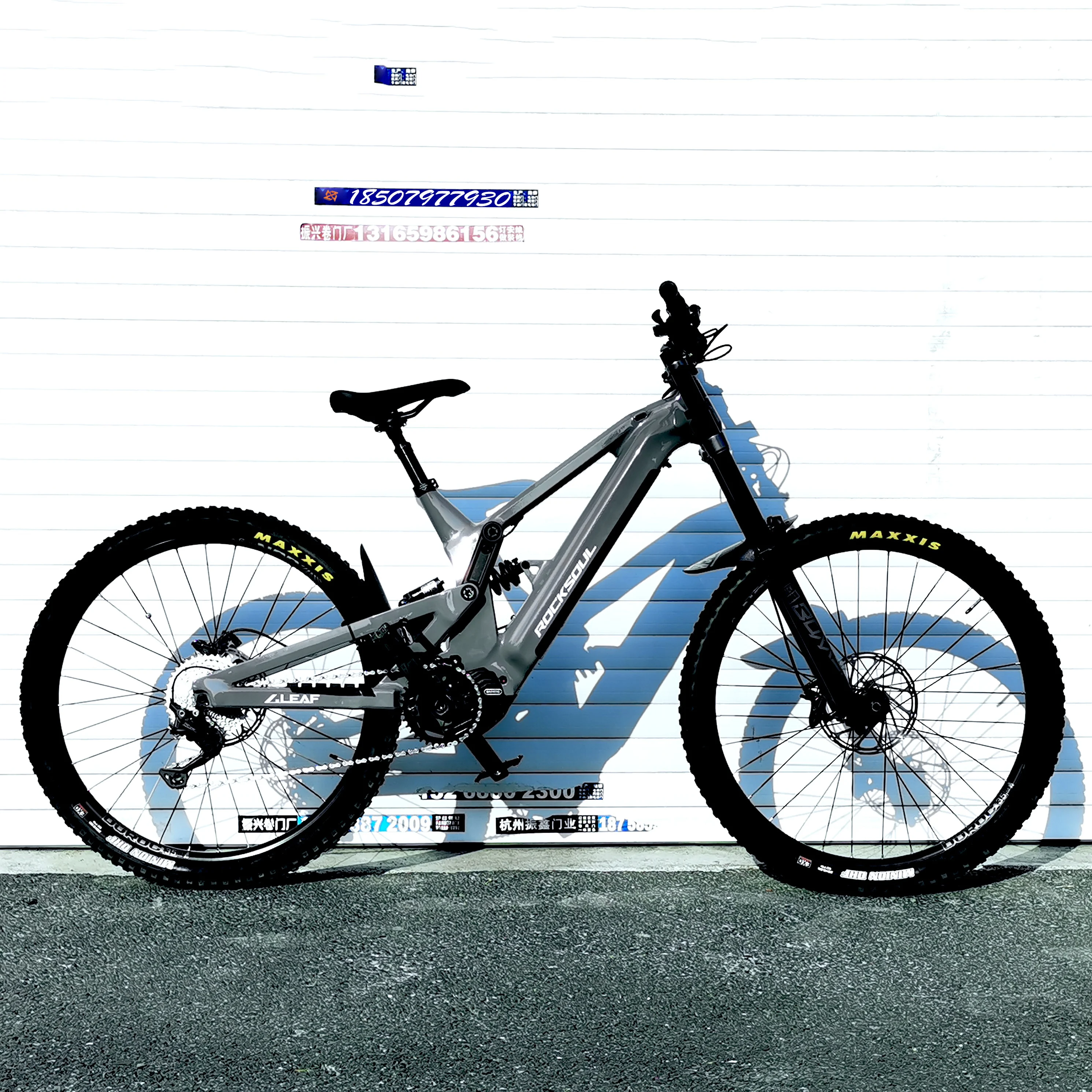 4LEAF VPP Downhill Ebike Off Road MTB Full Suspension Travel 200mm Electric Downhill Mountain Bike