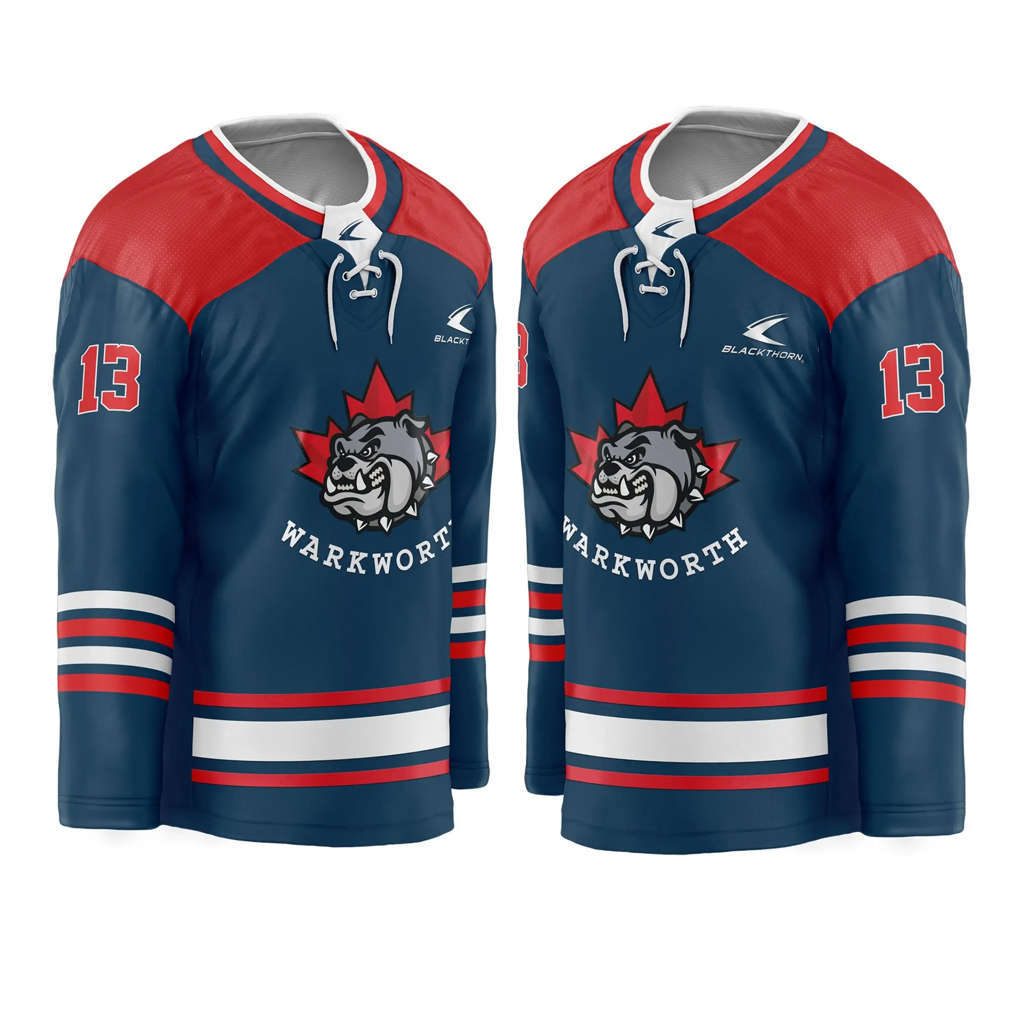 Custom Sportswear Breathable Sublimation Twill Embroidered Ice Hockey Jersey OEM logo accepted Shipping worldwide No Minimum