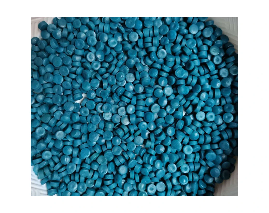 Top Grade HDPE blue drum plastic scraps recycled blue HDPE scraps at cheap price for sale