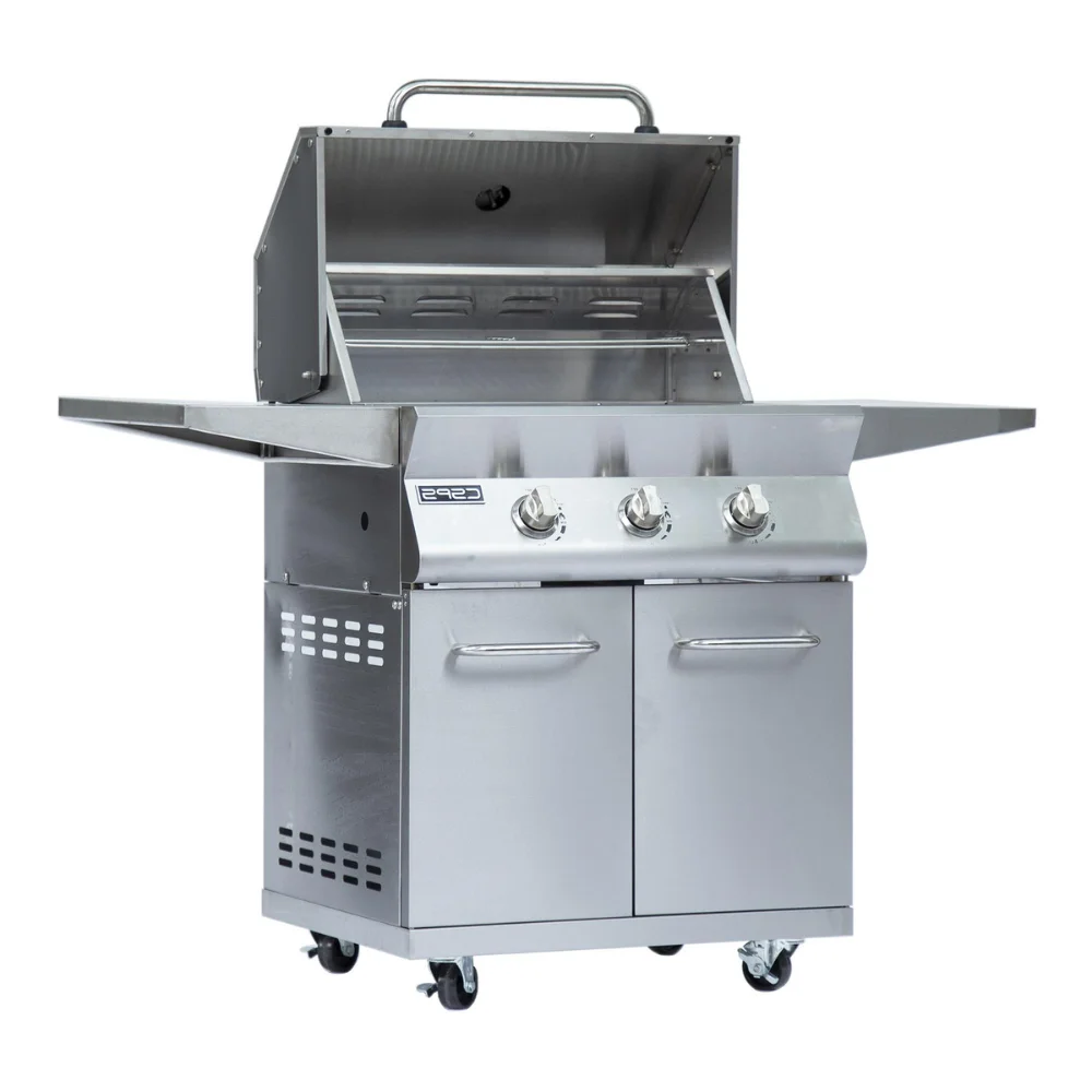 Csps Luxury Bbq Grill 147Cm 03 BurnersInox 430 Easily Assembled Not Coated Ista Standard  Reasonable Price Vietnam Manufacturer