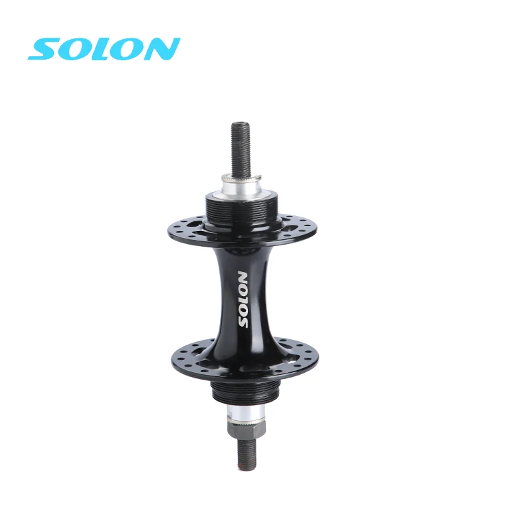 Solon Bicycle Hub For Fixie Bike Nut Type Aluminum Hub For Fixed Gear Bike Track Bike Sealed Bearing 32H 36H Freewheel Rear Hub