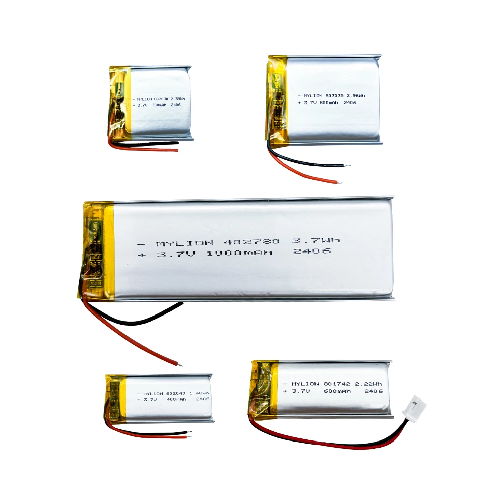 3.7V 1100mAh Lipo Battery Rechargeable Li Ion Polymer Battery with PCB for Smart Device