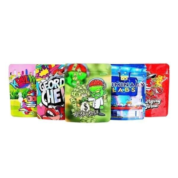 In Stock Silver Food Zip Lock Plastic Zipper Packaging Ziplock Aluminum Foil Stand Up Pouch Bag