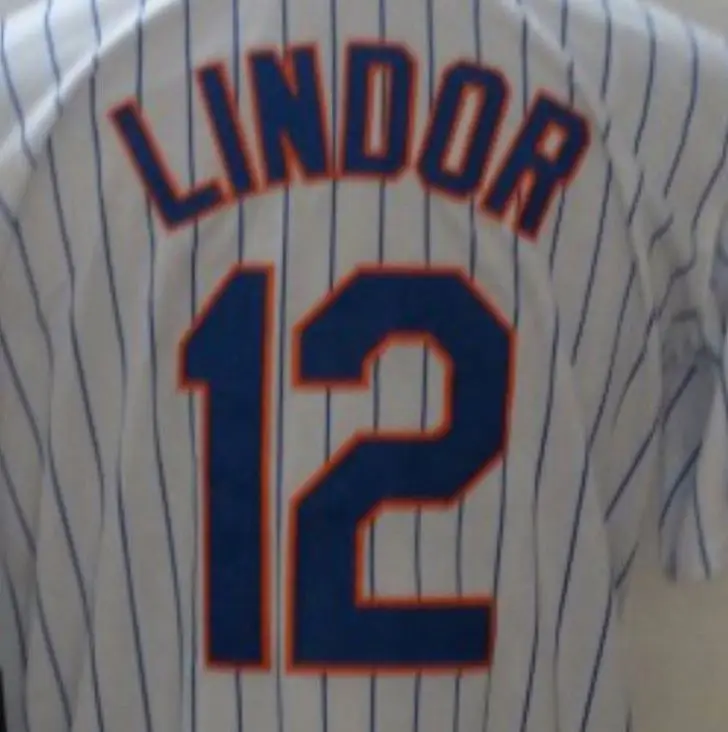 Фабрика OEM Francisco Lindor белая домашняя сшитая бейсбольная майка