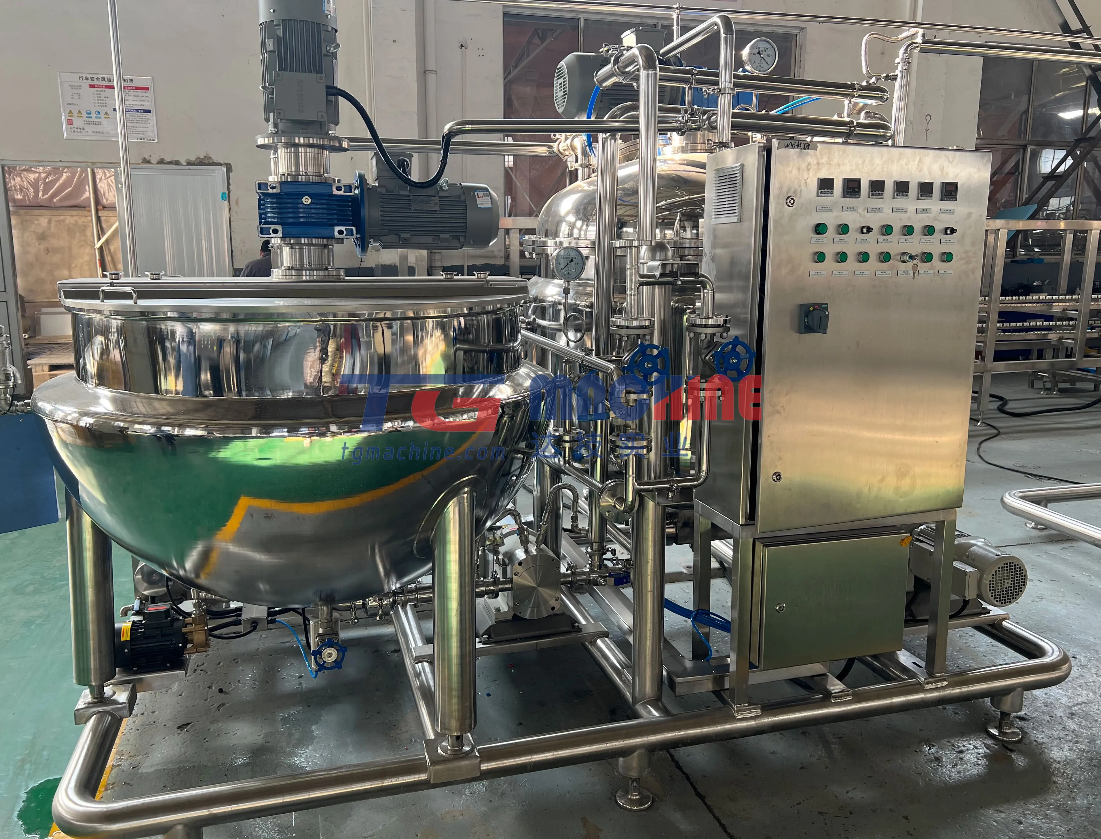 TGP200 Fully Automatic 200kg/h Boba and Bubble Tea Making Machine with Ingredients