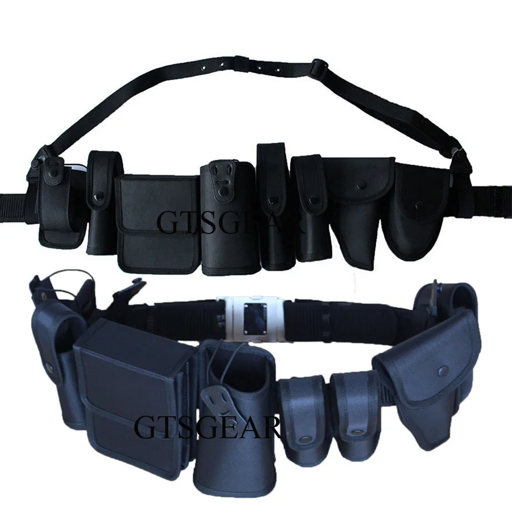 Tactical BL02 оптовая продажа с фабрики черная Пряжка тканый Многофункциональный нейлоновый ремень из восьми частей