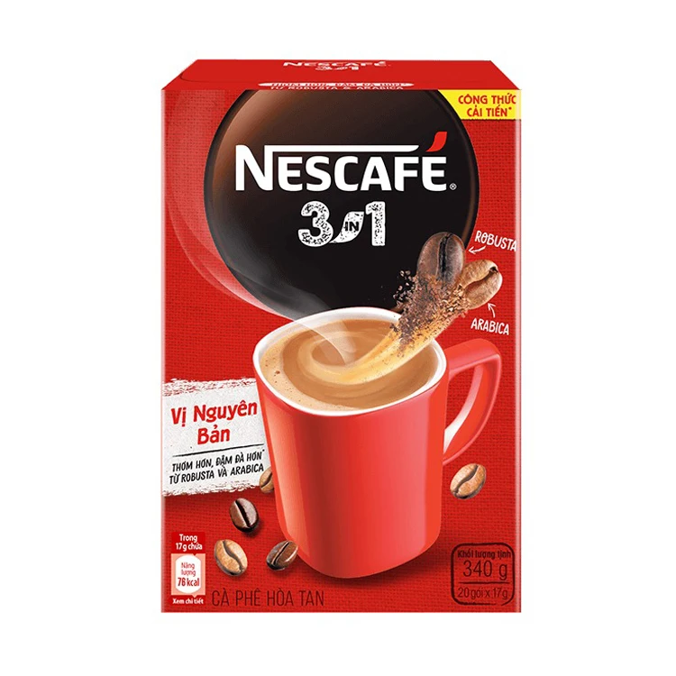 Hot Selling Nestle Nes Cafe 3-in-1 Original 16.5g