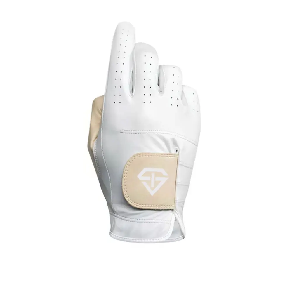 Latest Fashion Plain High Quality Blue Golf Gloves with Latest Pattern Logo Golf Gloves