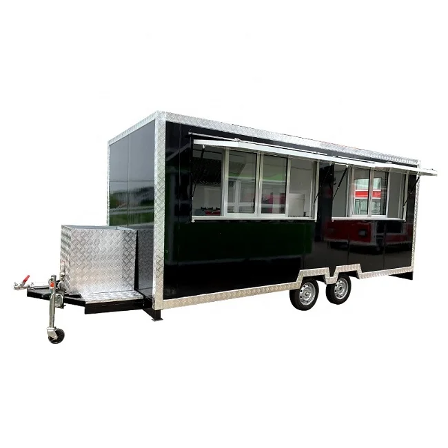 BBQ Food Truck Cart Pizza Burger Ice Cream Coffee Custom Food-truck Van Manufacture for Sale in Usa Turkey Trailer