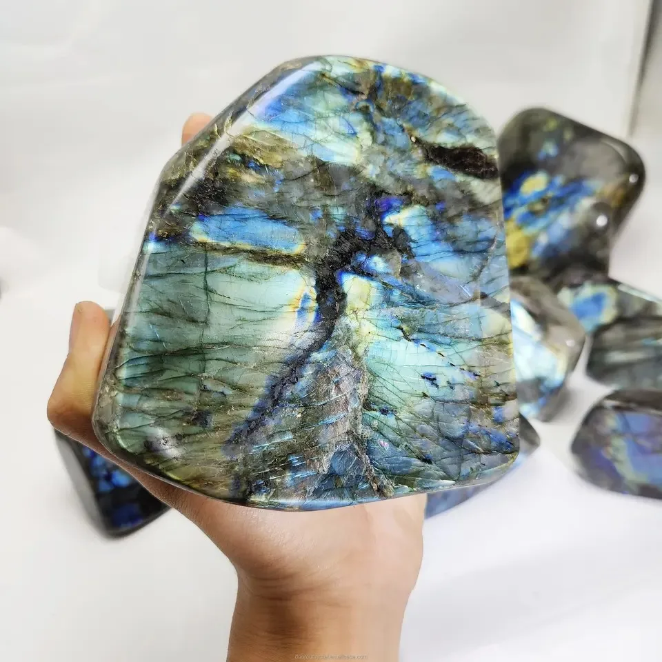 Freeform Labradorite crystals healing stones high quality rocks crystal crafts for fengshui home decoration labradorite freeform