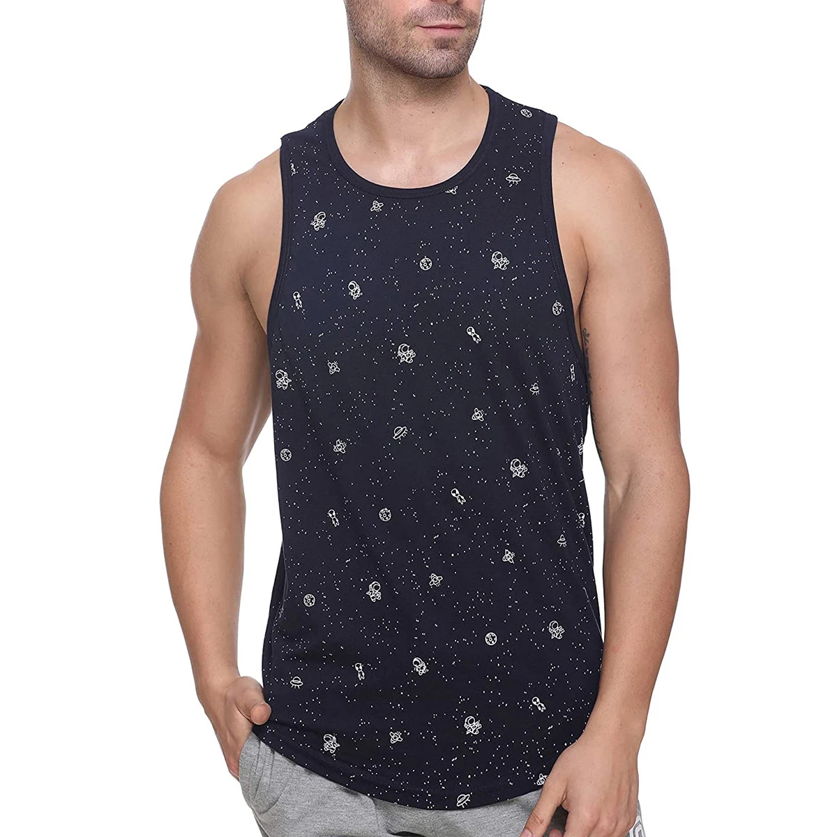 Classic Staff Men and women Custom made Gym Tang Top 2023 Customized Premium Quality Men Clothing Tank Top