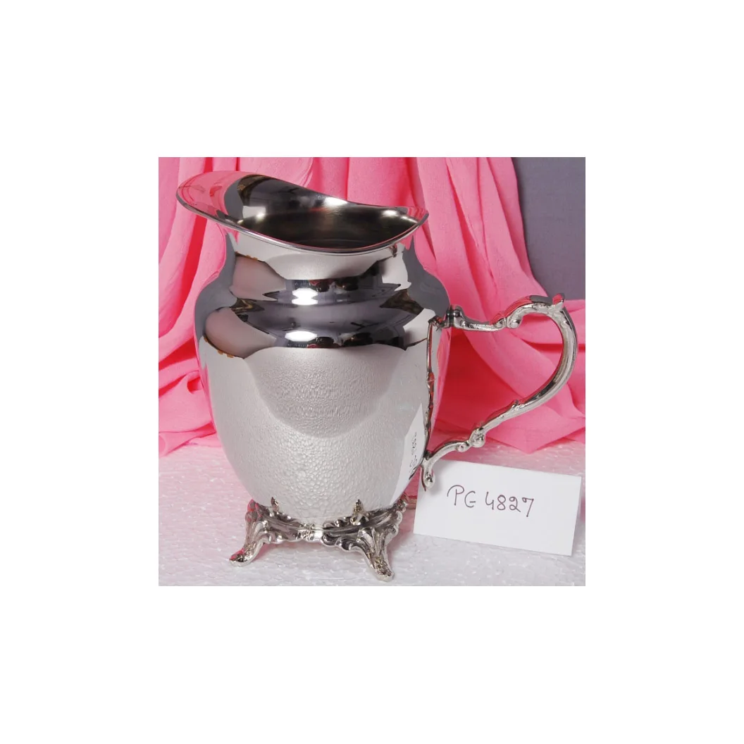Kitchen Accessories Silver Plated Pitcher Royal Design Most Selling Trending Drinking Jug Standard Size Use For Dining Table