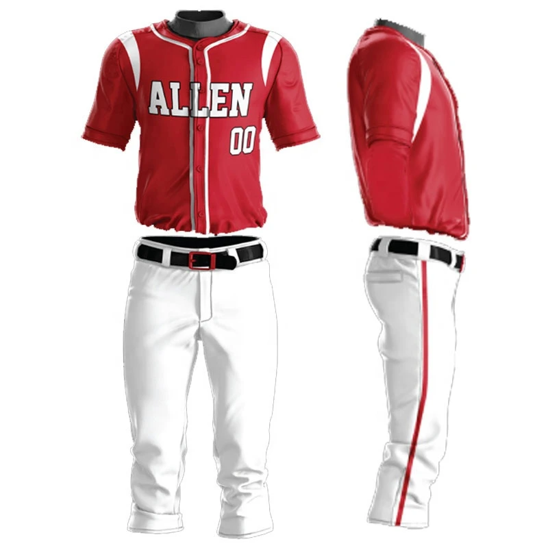 Custom Made Cheap Price Outdoor Sports Baseball Uniforms / Hot Sale New Arrival Baseball Uniforms For Training