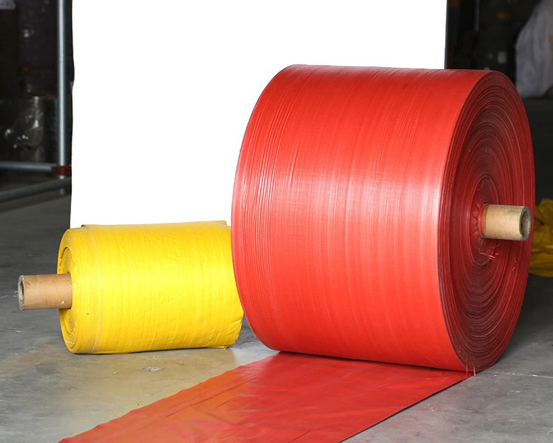 Big quantities Vietnam100%  polyethylene new material  multi-colors pp woven bag roll wholesale