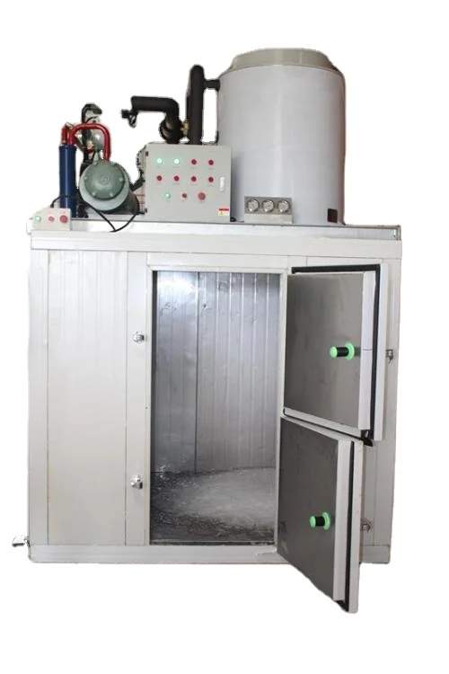 Robin top 1 ton flake ice machine with single phase compressor