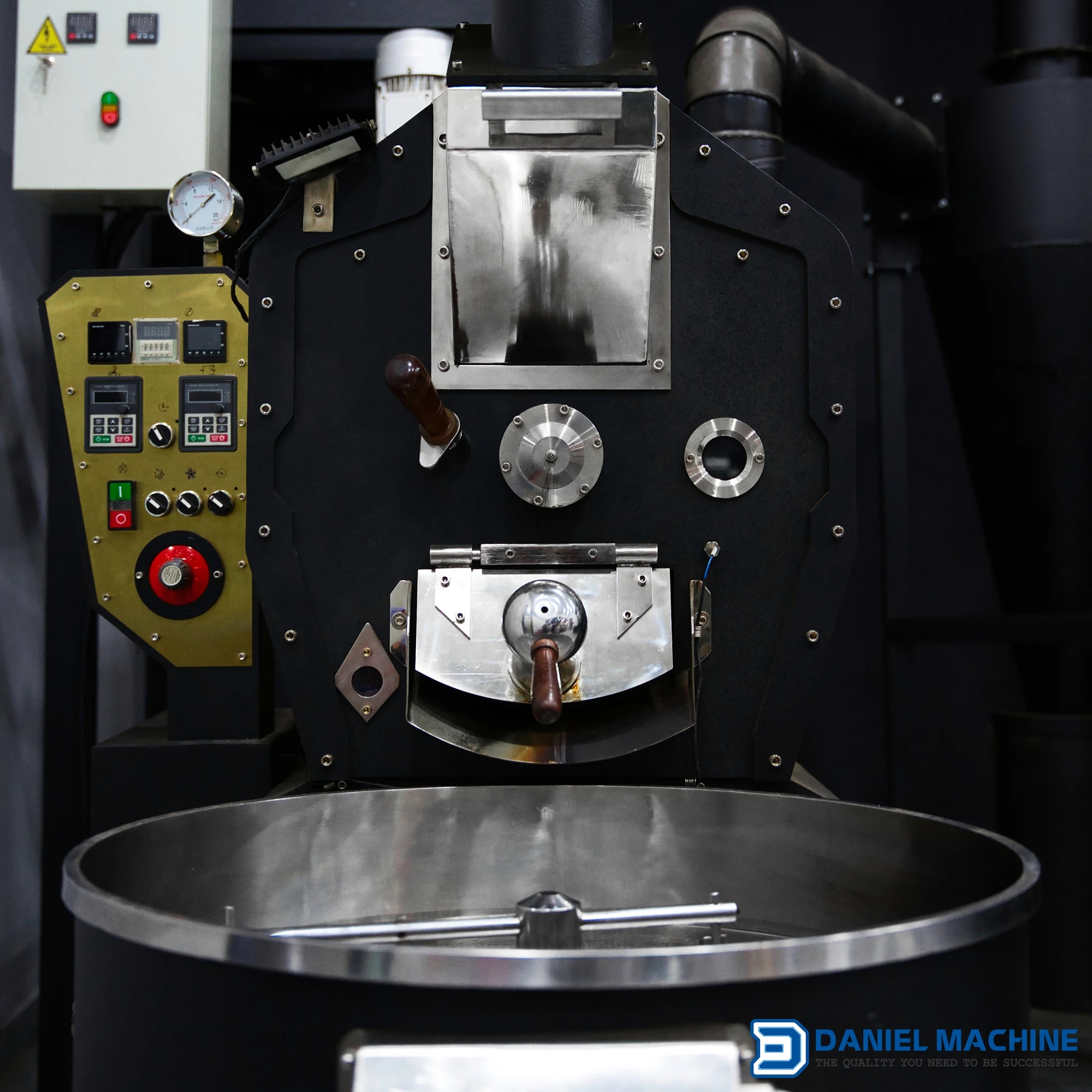 Gas Automatic Stainless Steel 5kg Hot Air Coffee Roaster Coffee Roasting Machine  with chaff collector manufacture in Viet Nam