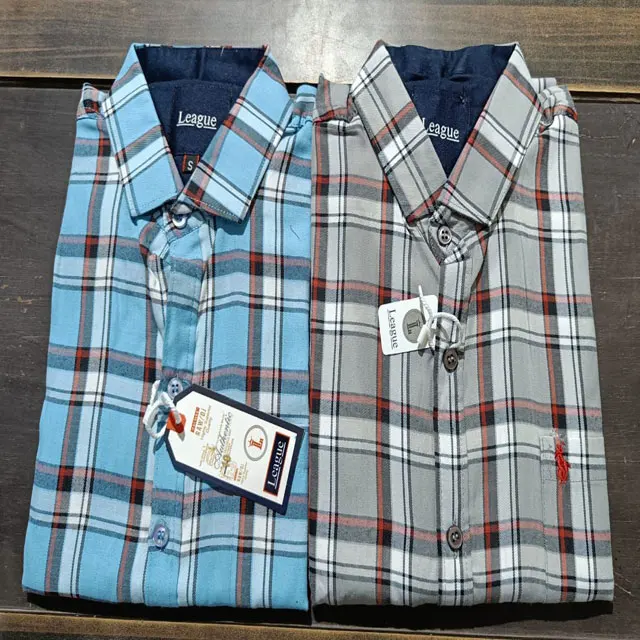 Wholesale 100% Cotton Extra Heavyweight Black Red Vintage Spring Autumn Winter Long Sleeve Buffalo Plaid Flannel Shirt for Men