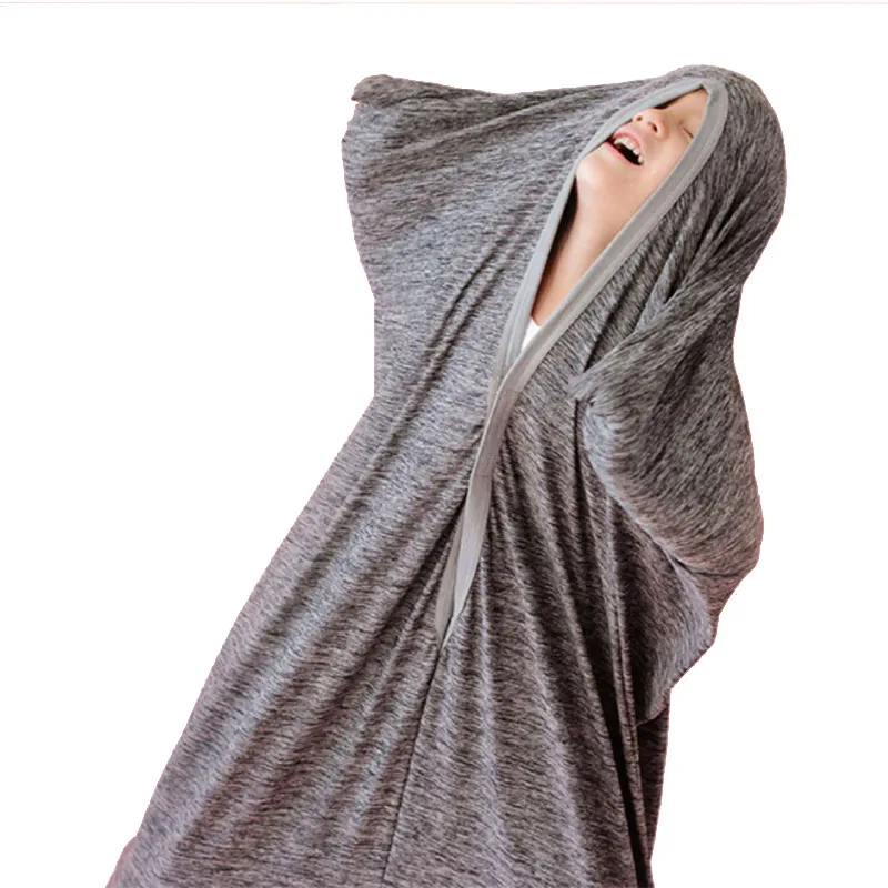 Factory Custom Sensory Body Sock Bag For Kids Autism Compression Body Sack Autistic Children Seamless Sensory Cloth Fidget Toy