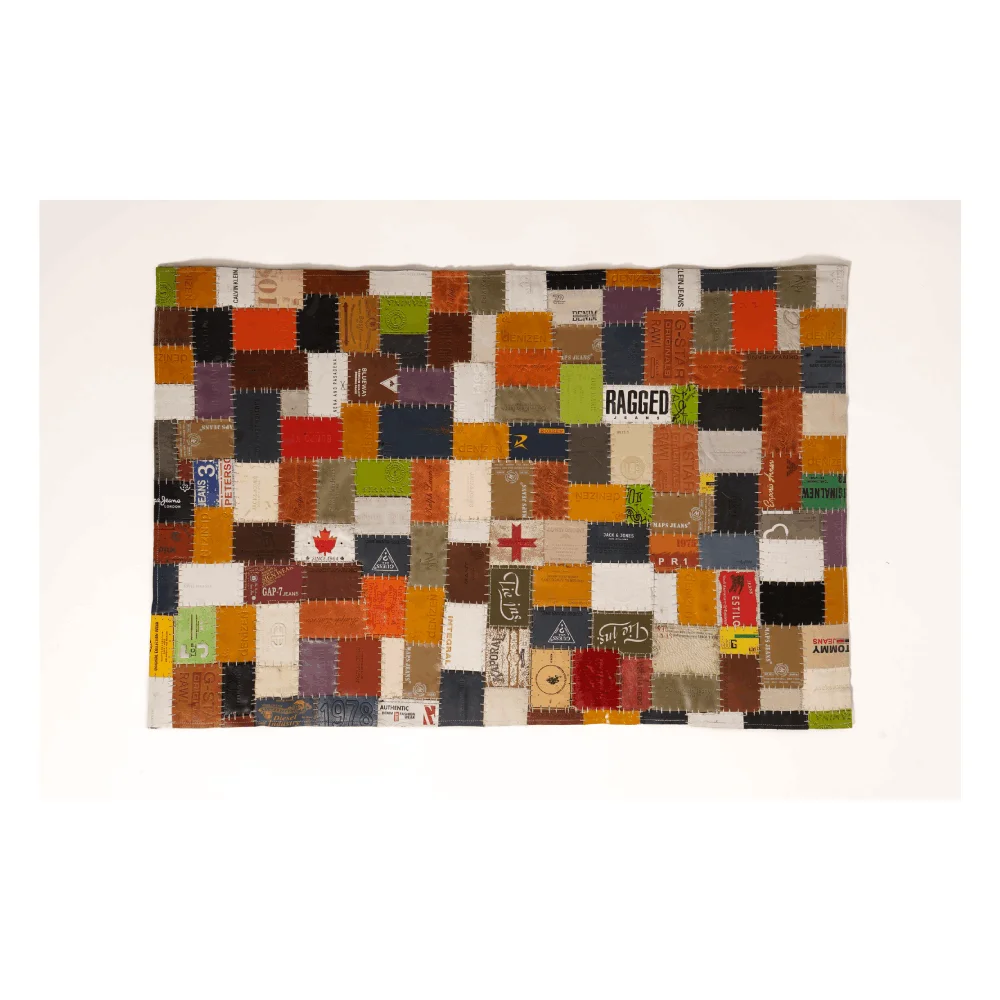 Modern Rugs Leather Handmade 60 X 90 cm Multi Color Handmade Patch Carpet Custom Private Label Rugs Supplier