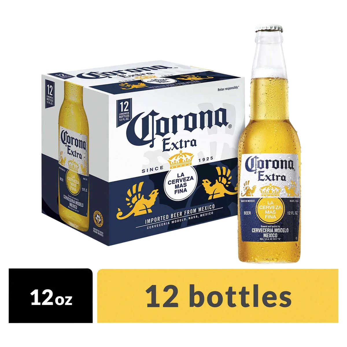 Corona Extra Mexican Lager Beer 18 pk 355ml Cans / Bulk Wholesale Corona Extra Lager Beer Bottles 330ml for sale